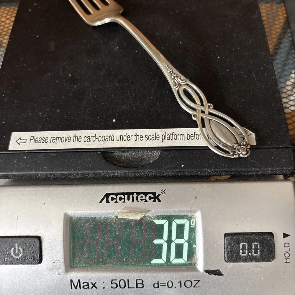 Alvin Chippendale-Old Sterling Silver Dinner Fork 7